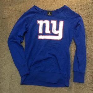 Giants off the shoulder sweatshirt
